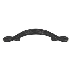 BP1580-WID Wrought Iron Dark 3″cc Leaf Cabinet Handle Pulls Amerock Inspirations