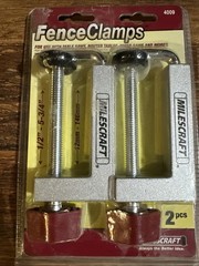 Milescraft 4009 Fence Clamps – 2 pack Universal Silver