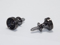 Antique Bronze Piano Desk Knobs with Wood Screws – 1 Pair – Furniture Repair