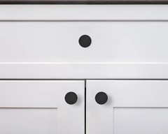 10 Pack Cabinet Knobs Black Kitchen Cabinet Knobs Round Dresser Drawer Knobs Mat