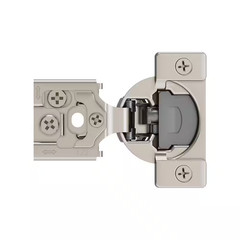 2-Pack Nickel 1/2 Inch 13Mm Overlay Face Frame Soft Close Concealed Cabinet Hing