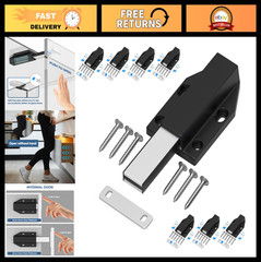 Heavy Duty Magnetic Push Latch – No Nail Installation, 8 Pack for Large Doors &