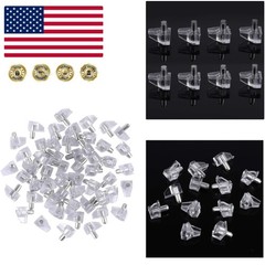 Reliable 5mm Shelf Support Pins – 95 Count Clear Cabinet Clips for Home Projects