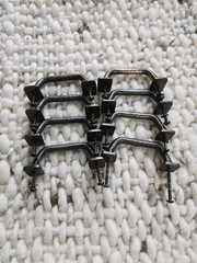 Pottery Barn Ella Thin Drawer Pull 3″ Antique Bronze Finish -lot Of 8