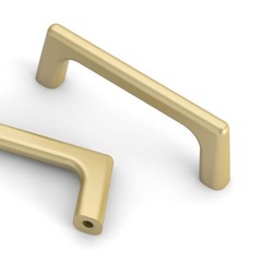 Asidrama 10 Pack 3 Inch(76mm) Brushed Gold Cabinet Pulls Cabinet Handles Cupb…