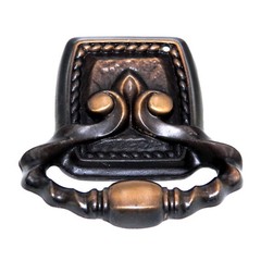 Amerock Bonaventure Antique English 2-13/16″ Fixed Ring Pull, Backplate BP272-AE