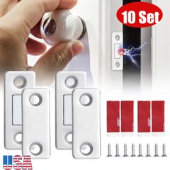 10X Strong Magnetic Door Closer Ultra-thin Cabinet Catch Latch Closures Stoppers