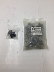 20 Pack Cabinet Hardware Modern Zane Square Knob Matte Black 1-1/8″