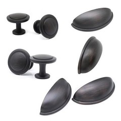 30 Packs Cabinet Knobs And Cup Handles15 Packs Oil Rubbed Bronze Kitchen Cup Pul