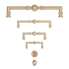 Firenze Collection 1-3/16 In. (30 Mm) Classic Champagne Bronze round Cabinet Kno