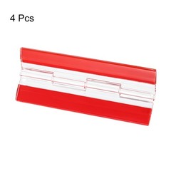 4Pcs 100x42mm Acrylic Hinges Self-Adhesive Clear Continuous Piano Folding Hinge