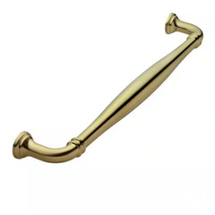 Paris 8 In. (203 Mm) Center-To-Center Traditional Satin Brass Bar Drawer Pull