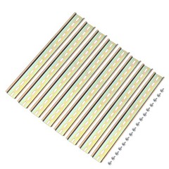 DIN Rail Slotted Iron Mounting Guide 12 ” x 1.4 ” x 0.3 ” Iridescent 8 Pcs