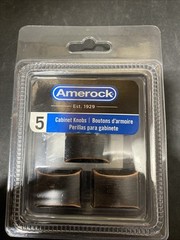 Amerock 1 1/4” Oil-Rubbed Bronze Knob 5Pk293400 RB
