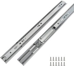 LONTAN 1 Pair of 20 Inch Soft Close Drawer Slides 3-Fold Ball Bearing New 1 Box