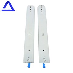 1 Pair With Lock Heavy Duty Drawer Slides 22 Inch 500 Lbs Extension Rails Rail