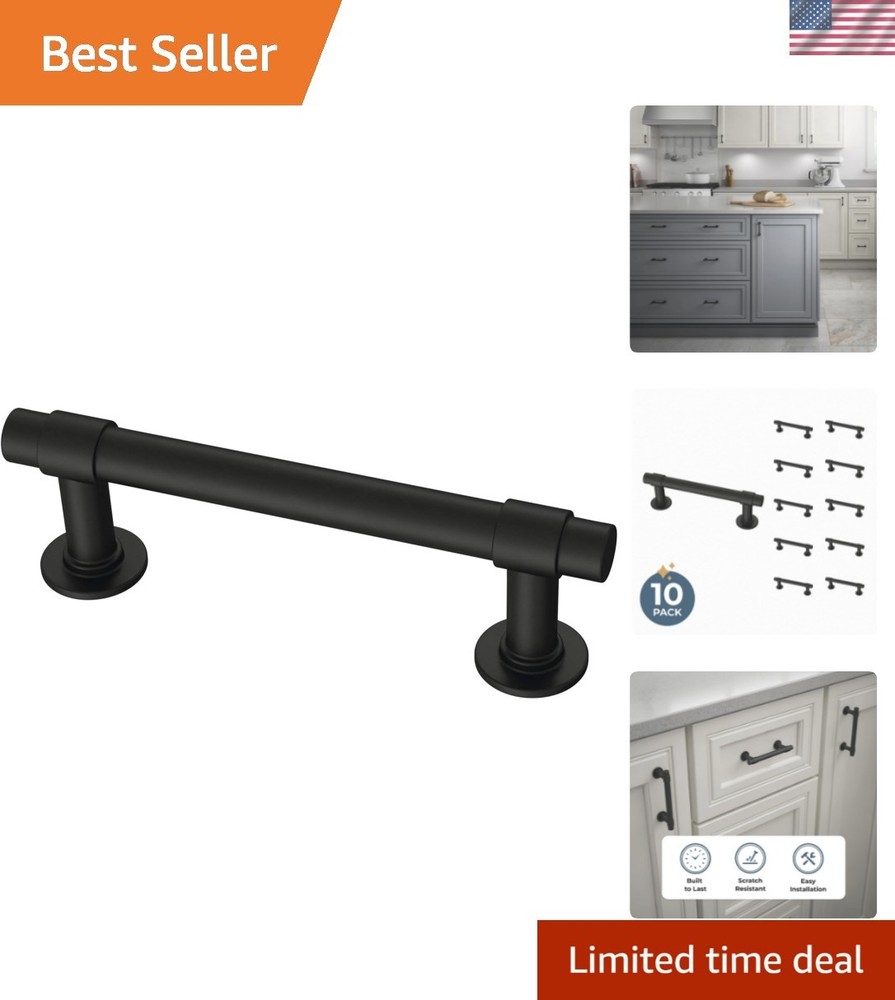 Elegant Francisco 10-Pack 3″ Cabinet Pulls – Durable, Scratch-Resistant Design