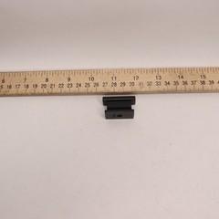 New Age Cabinet Knob Square Matt Black 1-1/2″ 80243