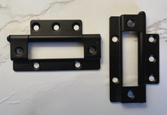 12X Heavy Duty Non-Mortise Stainless Steel Hinges for Shutters Folding Door, 3in