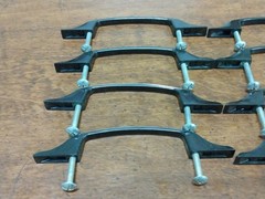 (8) Vintage Bronze Dresser Drawer Cabinet Handles Pulls 3″ center