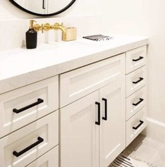 Stainless Steel Square Kitchen Cabinet Handles Drawer Cupboard Pull 3.5 in.