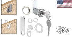 Versatile U 9945 Lock for Drawers & Cabinets – Easy Install, 1-1/8 In. Length