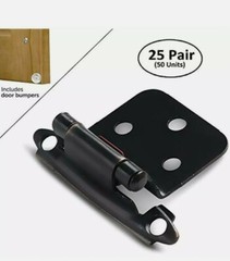Berlin Modisch Overlay Cabinet Hinge 25 Pair 50 Units Self-Closing Decorative…