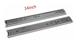 (Lot of 10) 14” ACCURIDE 3834-C14P Heavy Duty Drawer Slide Track Rail 100-lb