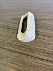 SET OF 10 Wood Oak Cabinet Desk Drawer Pulls Handles 4 1/2″ Unfinished $1.45 Ea.