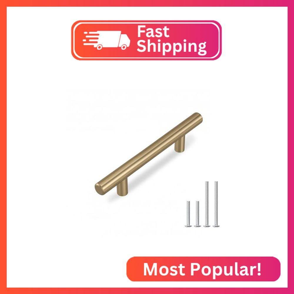 homdiy 25Pack 3in Cabinet Handles Champagne Bronze Kitchen Cabinet Pulls Drawer