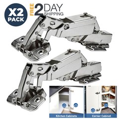 20 Bisagras De Metal 175 Grados Para Gabinetes Cocina Puertas Madera Muebles Set