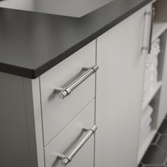 Brushed Nickel Modern Cabinet Handles Bar Pulls Kitchen Hardware Stainless