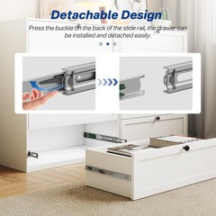 Ubisin 6 Pairs 24 Inch Soft Close Drawer Slides Ball Bearing Cabinet Rails