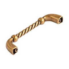 Utopia Alley Naples Pull Handle – Antique Brass Metal Drawer Pull Handle 3.75″
