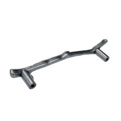 4PCS Twig Branch Handles 3.8-inch Hole Distance Decorative Silver Cabinet Pul…