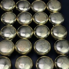 Solid Heavy Duty Brass 1.25 inch Gold Colonial Cabinet Knobs- Lot Of 38 Knobs