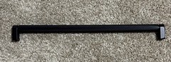 Sumner Street Home Hardware Black Kent Knurled 12″ Matte Black Cabinet Bar Pull