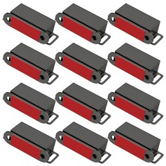 Jiayi Magnetic Door Catches 12 Pack Cabinet Door Magnets Black Magnetic Door …