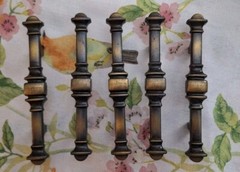 Set Of 5 Amerock Viscount Antique English Cabinet Bar Pull Handle BP234-AE