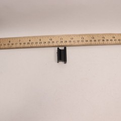 New Age Cabinet Knob Square Matt Black 1-1/2″ 80243