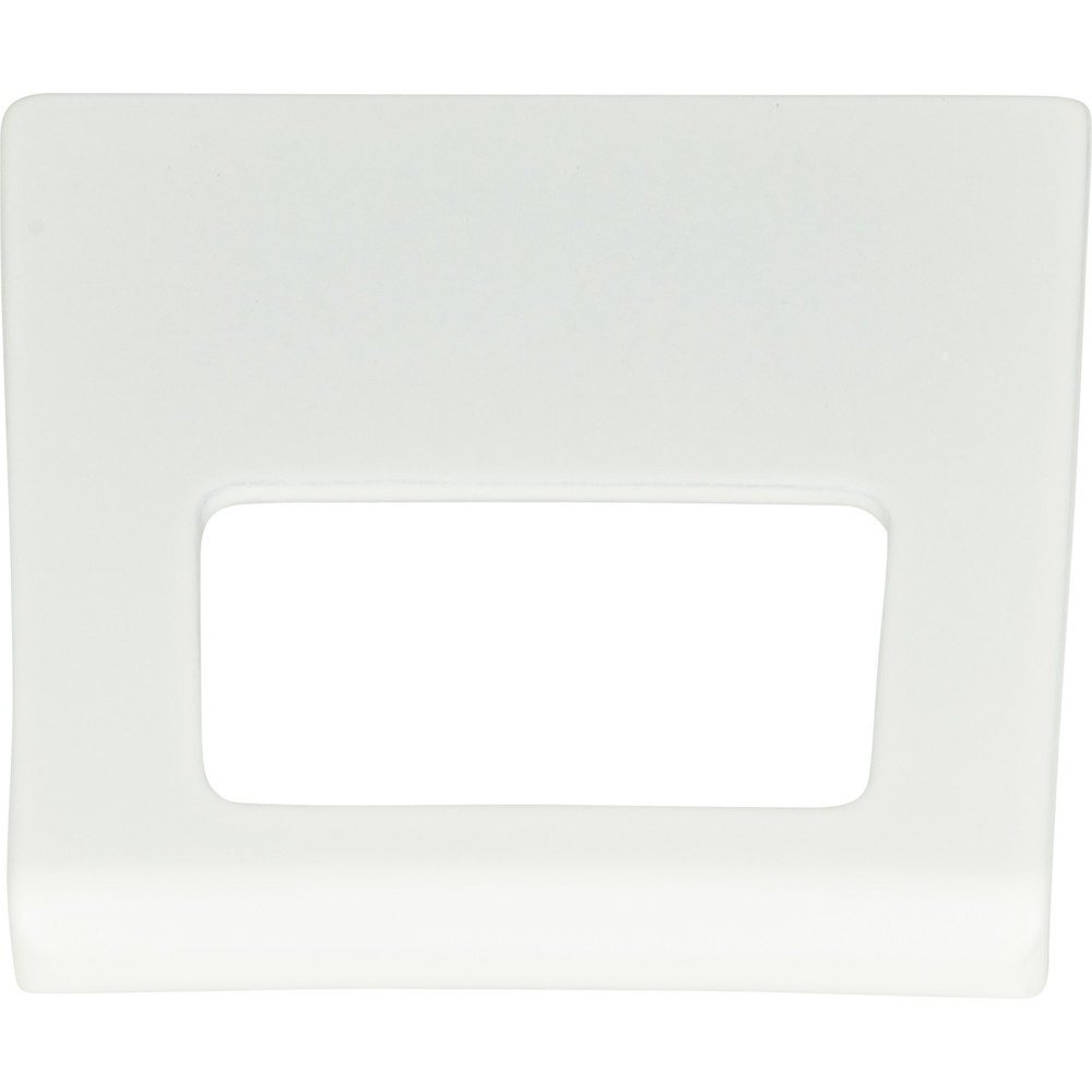 Atlas 362-WG Mid Century 1 1/4″ Center to Center Finger Pull High White Gloss