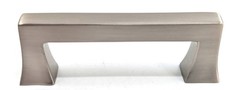 Brainerd 3” C/C Satin Nickel Casual Square Rectangular Drawer Pull, 3-5/8” Long