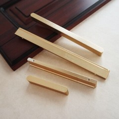 Brass Handles Pulls Modern Cupboard Cabinet Wardrobe Handles Pulls Drawer Closet
