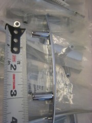 11 yes 11 Brainerd P24425W-PC 3″ C-C Chrome Caroline Arched Cabinet Drawer Pull