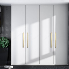Stainless Steel Kitchen Square Cabinet Handles Brushed Gold T Bar Drawer Pulls