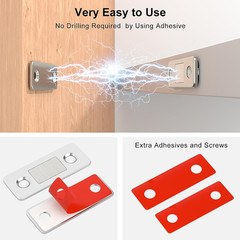Cabinet Magnetic Catch 4 Pack Ultra Thin Cabinet Door Magnetic Catch for Drawer