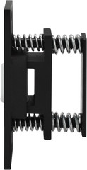 Nuk3Y Heavy Duty Adjustable Solid Brass Roller Catch W/T Strike (Black)
