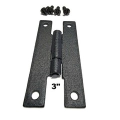 3″ Cabinet H Hinges Flush Mount -Sold by the pair- Matte Black
