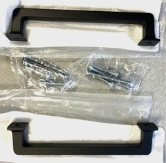 Asidrama 2 Pack 5-11/16in, 5 in Ctr/Ctr Matte Black Kitchen Cabinet Handles #881