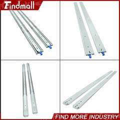 Findmall Heavy Duty 60″ Drawer Slides w/Lock 500lb – Full Extension Ball Bearing